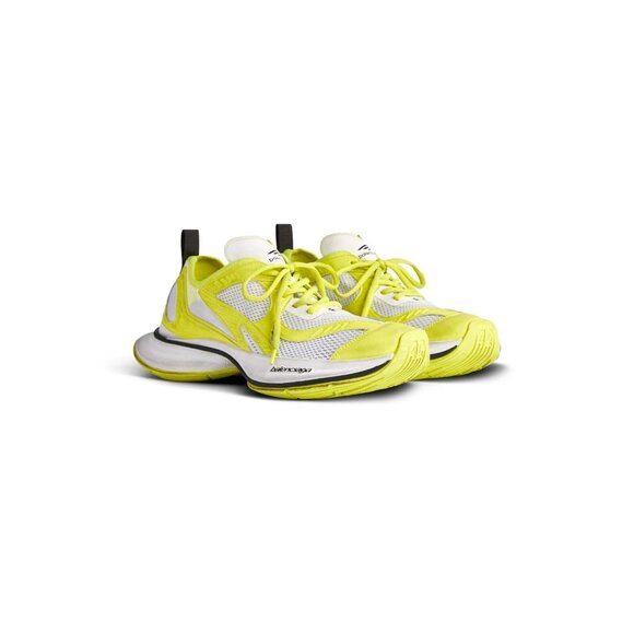 BALENCIAGA Circuit $990 Men's Neon Yellow/White/Black Sneakers Size 43 - Picture 1 of 11